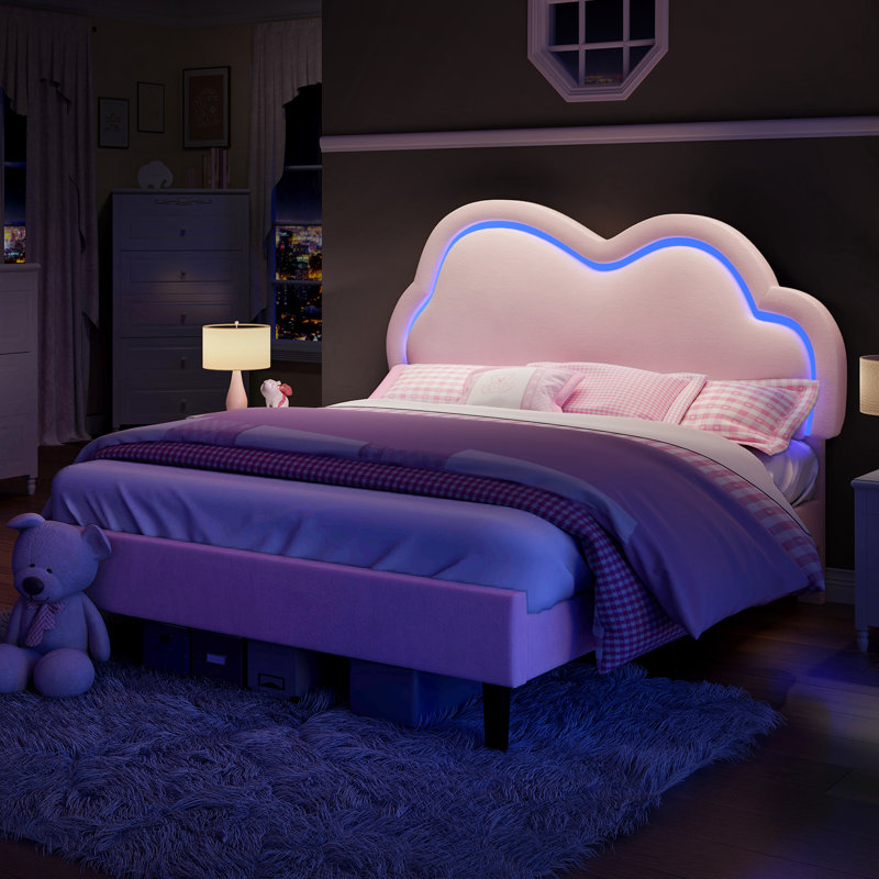 Viv Rae Landover Upholstered Platform Bed Reviews Wayfair